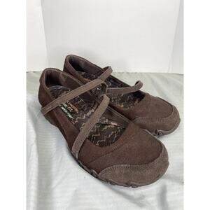 Skechers Womens Brown 49405 Relaxed Fit Air Cooled Memory Foam Shoes Size 8